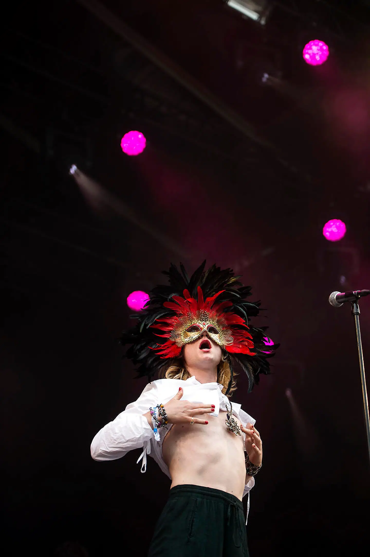 Bisse er berømt for sine visuelt flotte og vilde sceneoutfit.