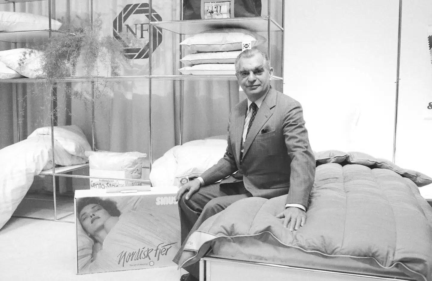 Bestyrelsesformand i Nordisk Fjer, Johannes Petersen.