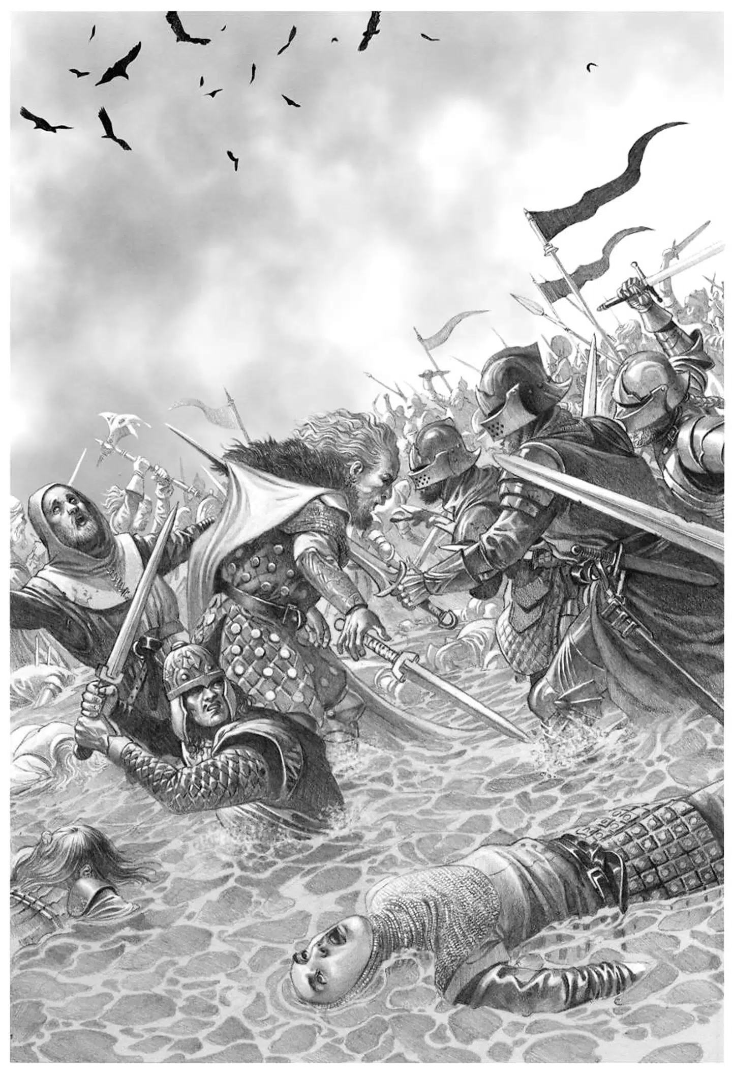 George R. R. Martins »Ild & blod« er spækket med illustrationer af Doug Wheatley.