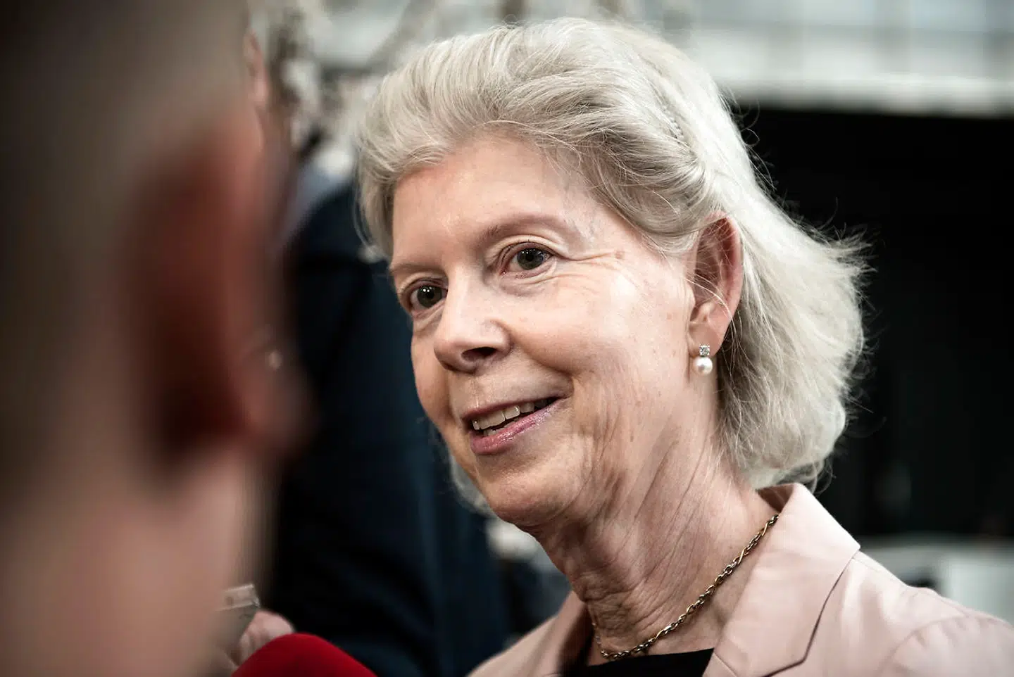 Ane Mærsk Mc-Kinney Uggla. Danske Bank er i tovene, og nu skal der forandring til for at få banken på rette kurs, mener Mærsk-familien. Det skriver Ritzau, onsdag den 7. november 2018.
