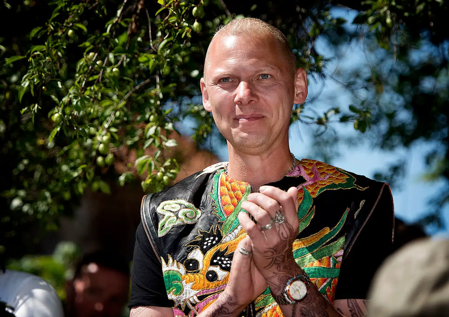 Jim Lyngvild ved Folkemødet på Bornholm for et par år siden. Omtalen af ham er ikke blevet mindre siden.