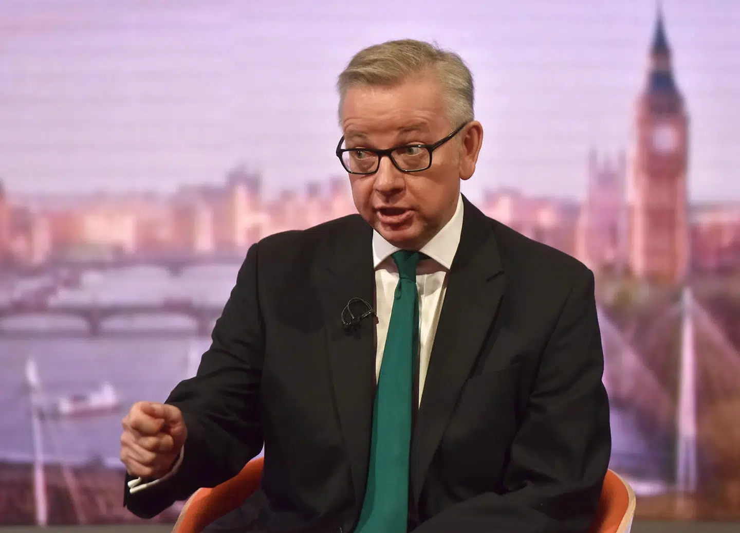 Michael Gove var i 2016 sammen med Boris Johnson leder af organisationen Vote Leave. Han er nu miljøminister.
