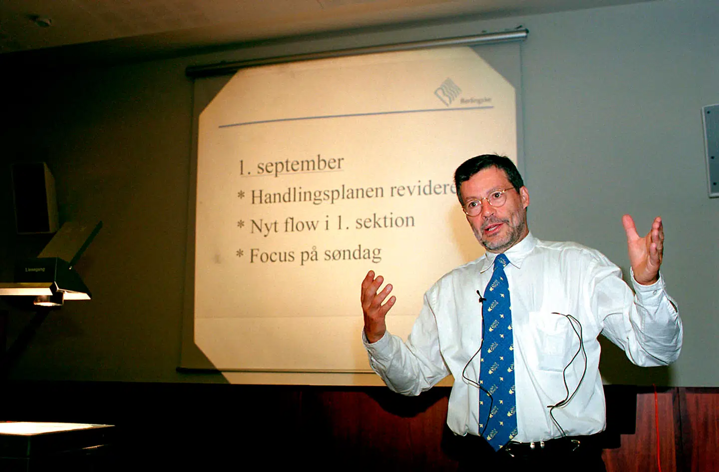 Peter Wivel forelægger som chefredaktør på Berlingske en ny redaktionel strategi for medarbejderne. Arkivfoto