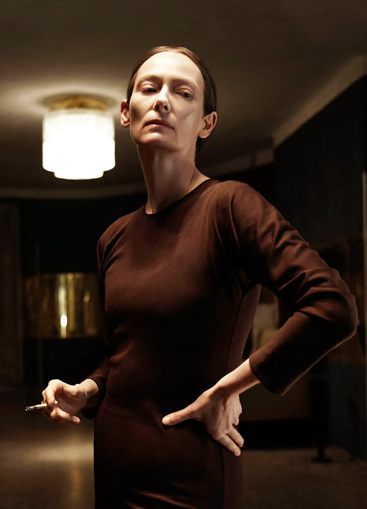 Tilda Swinton har flere roller i »Susperia«, her som den tyranniske Madam Blanc.