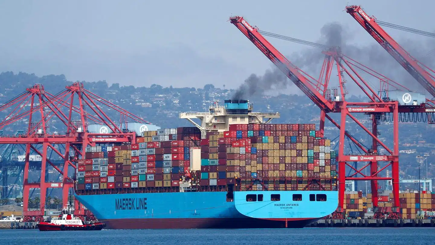Et bedre containermarked hjælper Mærsk. REUTERS/Mike Blake/File Photo