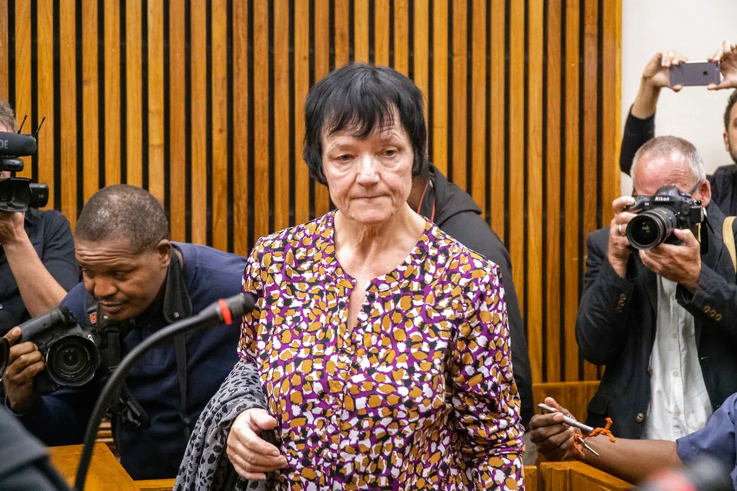 Britta Nielsen for retten i Randburg i Sydafrika