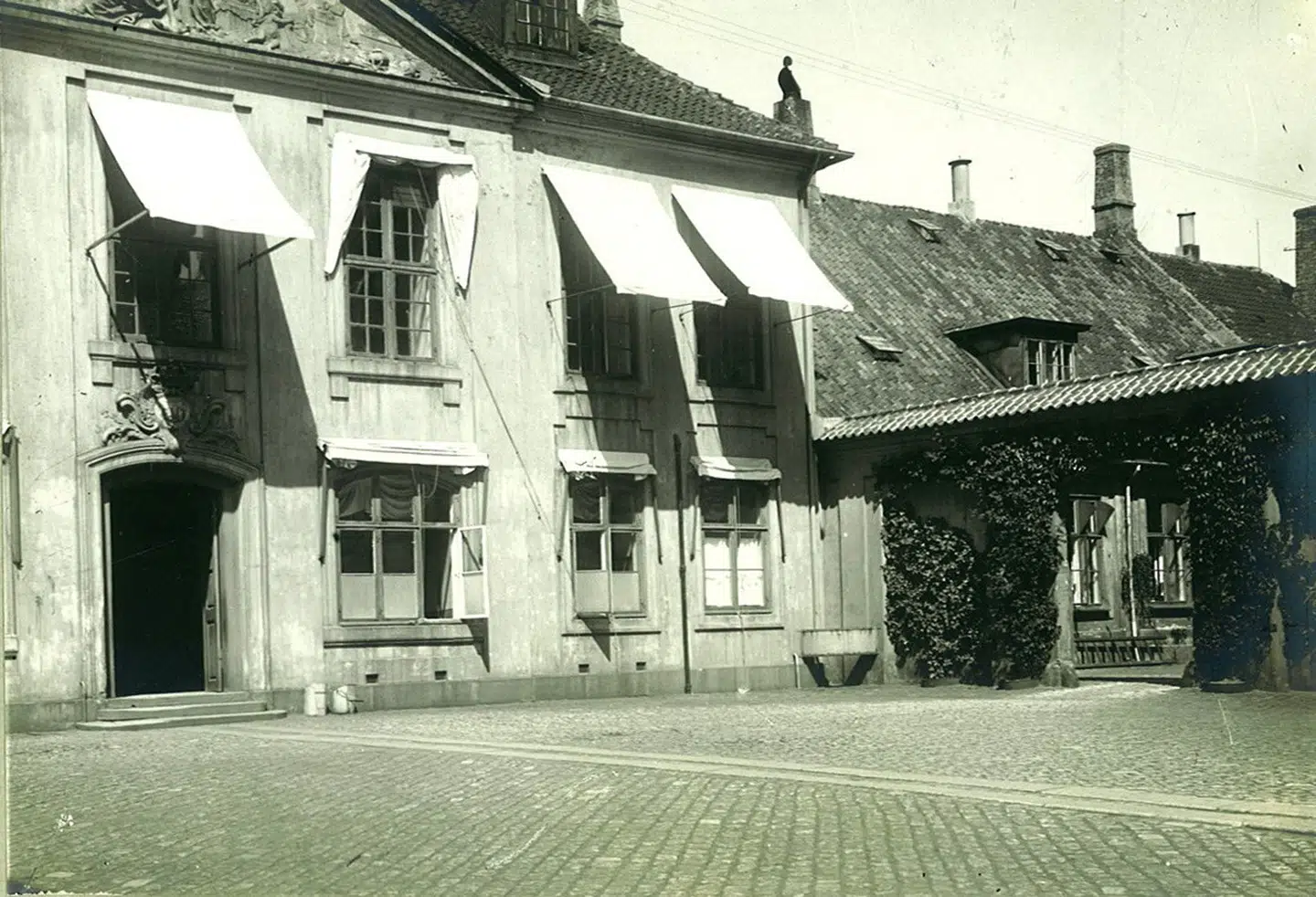 Fra tiden da bygningen stadig fungerede som hospital.