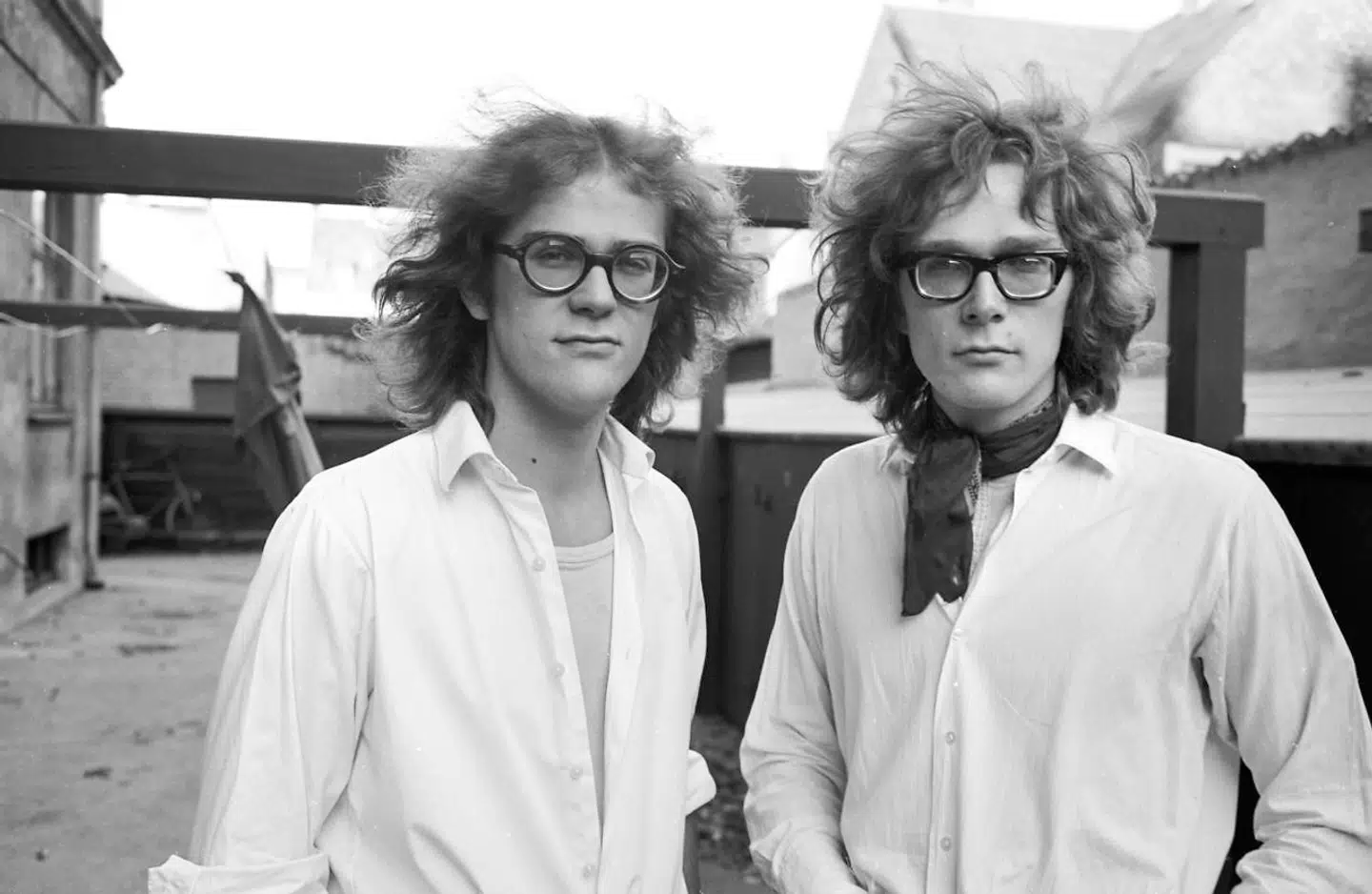 Brødrene Anders Koppel (tv.) og Thomas Koppel fra gruppen The Savage Rose.