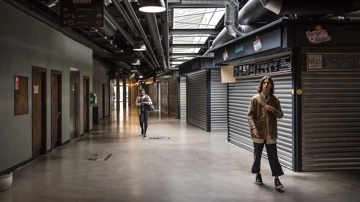 Forretningerne i WestMarket på Vesterbro har længe været tomme. Foto: Thomas Lekfeldt