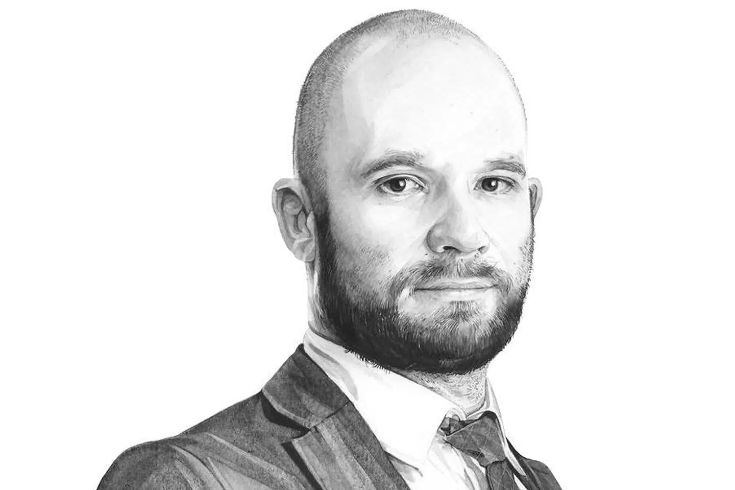 Niels Jespersen. Tegning: Kate Copeland