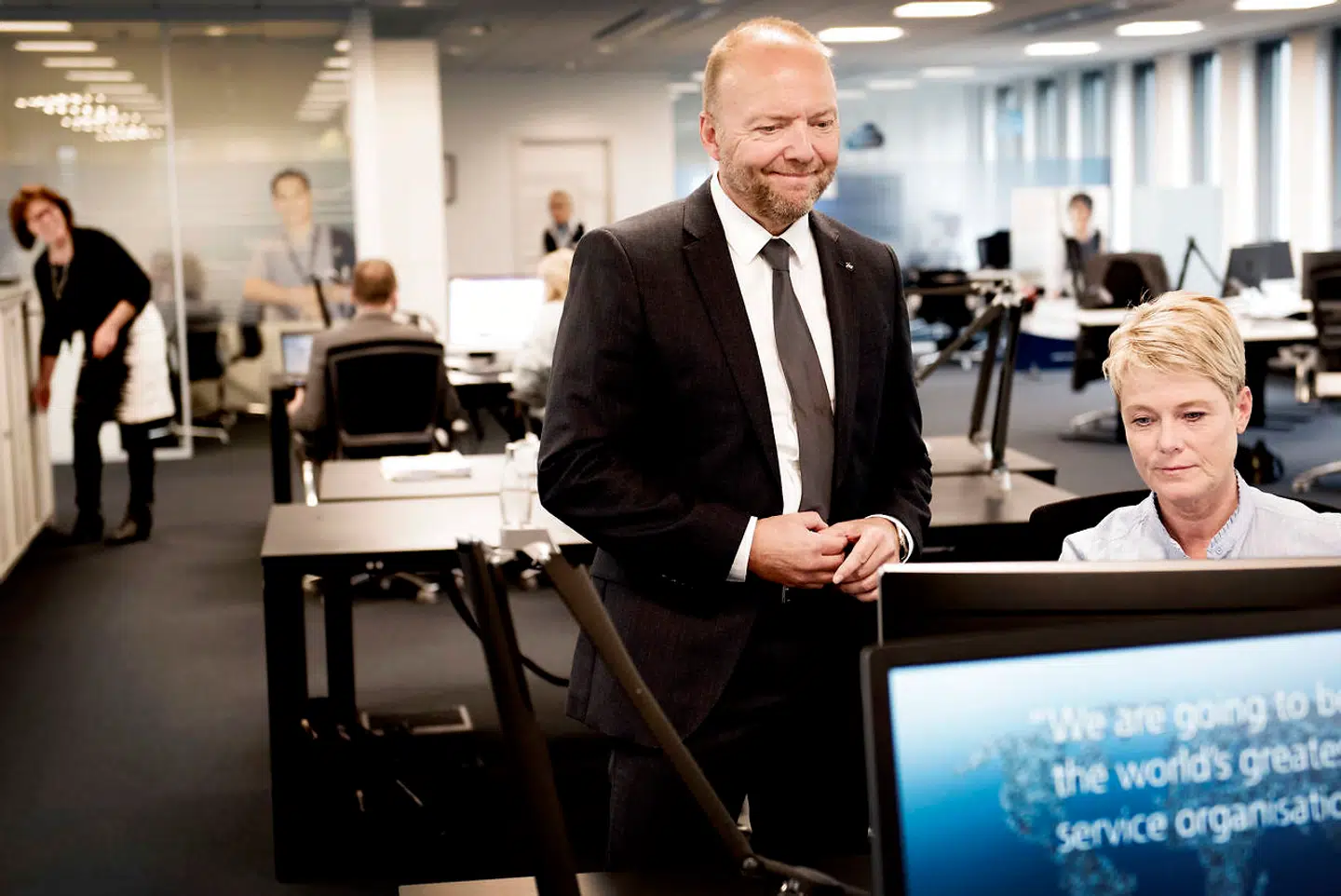 Jeff Gravenhorst står i spidsen for servicevirksomheden ISS, der med næsten 500.000 ansatte er Danmarks største arbejdsgiver.