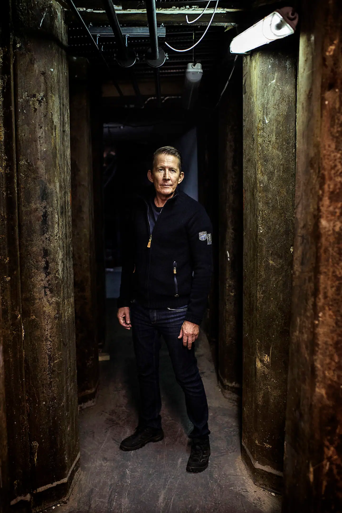 »Det er egentlig ikke noget, jeg har tænkt over. Men jeg har nok altid haft en forkærlighed for de mænd, der skjuler deres følsomhed,« siger Thomas Bo Larsen, der er aktuel som Lassefar i »Pelle Erobreren«.