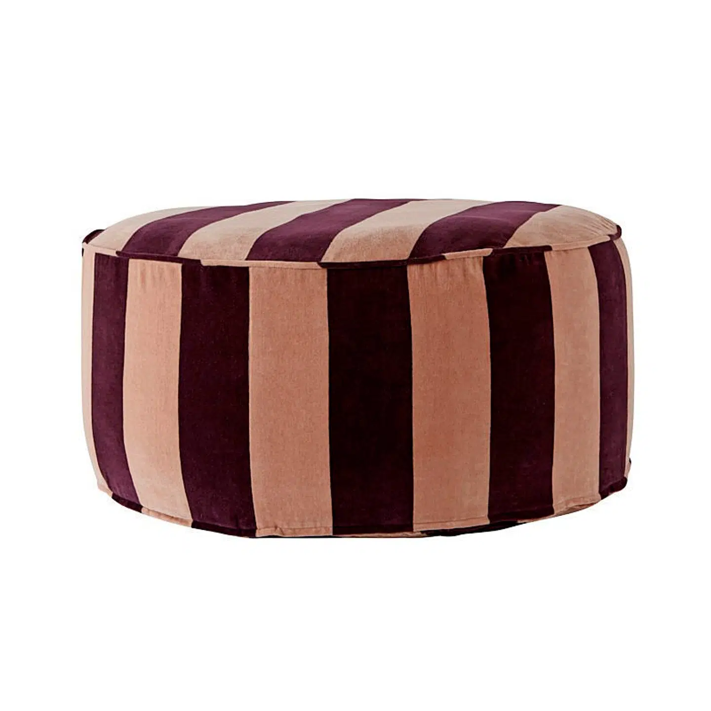 Velourpuf D75xH34 cm fra Oyoy, 1.399 kr.