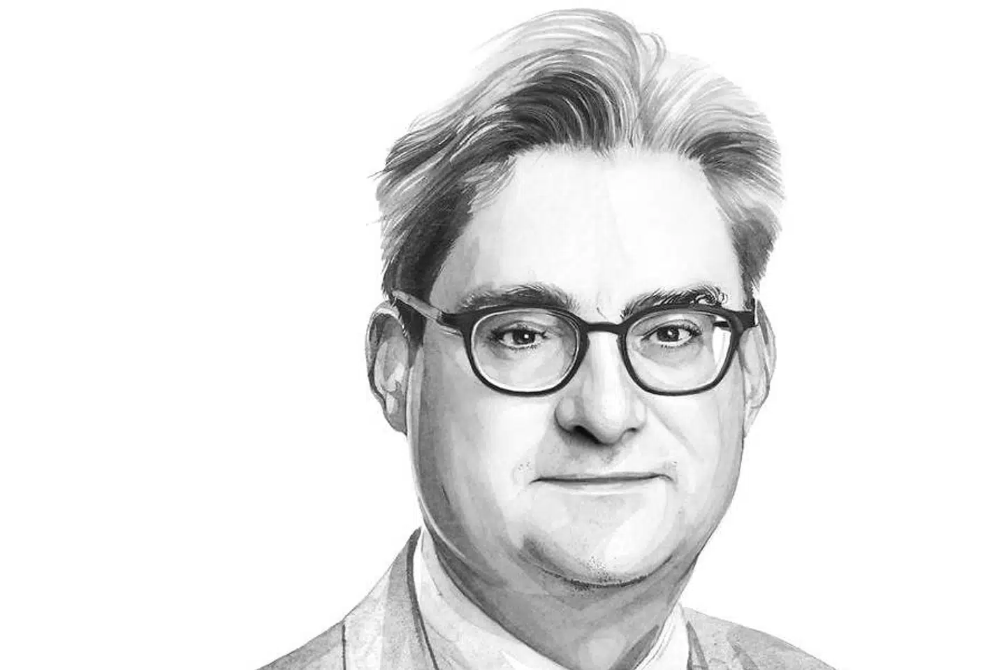 Søren Pind. Tegning: Kate Copeland