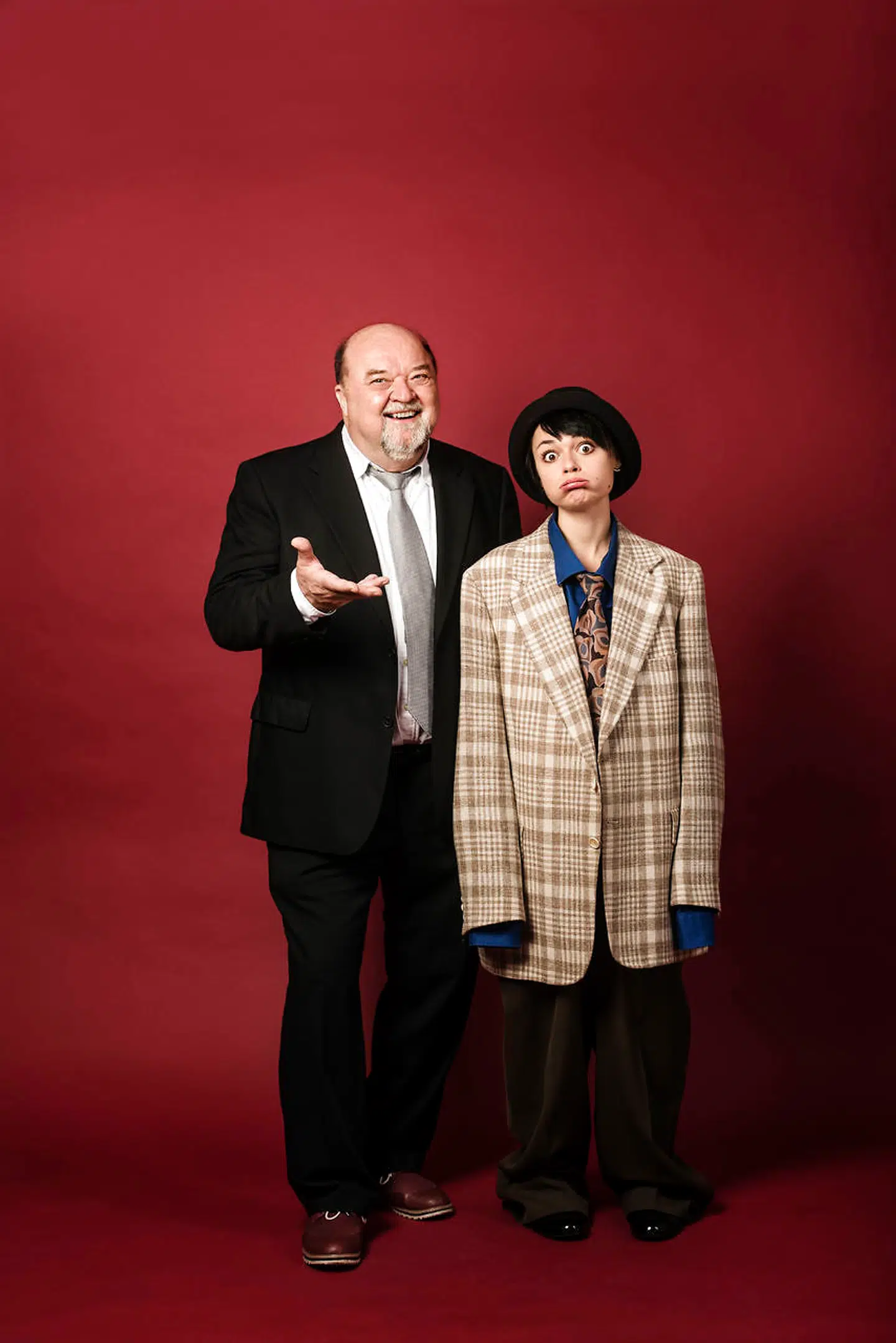 Flemming Jensen og Amalie Fjeldstrup i forestillingen »Mig &Ulf« , som spillede på Aveny-T i denne sæson.