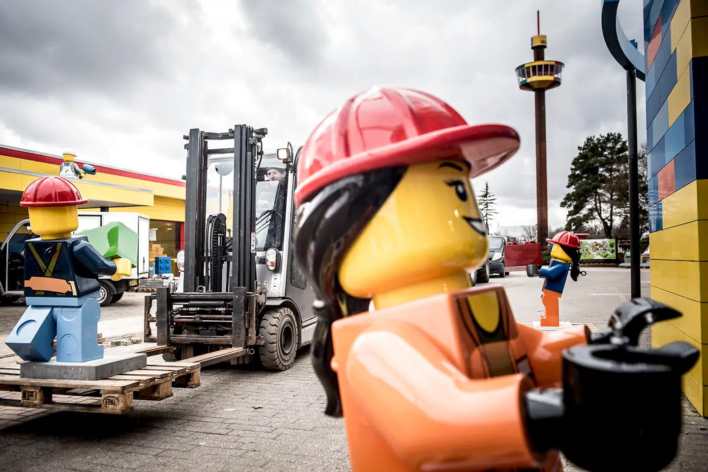 Legoland gøres klar til åbning, onsdag den 21. marts 2018 Legoland i Billund åbner dørene til en ny sæson lørdag den 24. marts 2018.. (Foto: Mads Claus Rasmussen/Scanpix 2018)