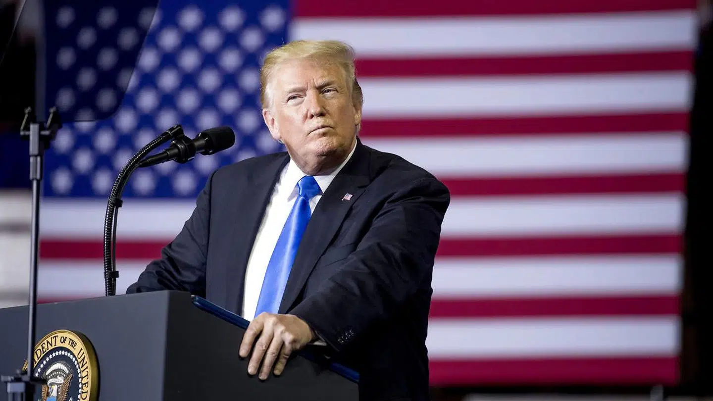 Arkivfoto: Den amerikanske præsident Donald Trump fortæller i et interview med »60 Minutes«, at han ikke ved, om klimaforandringerne er menneskeskabte, men at han mener, at klimaet »vil forandre sig tilbage igen«.