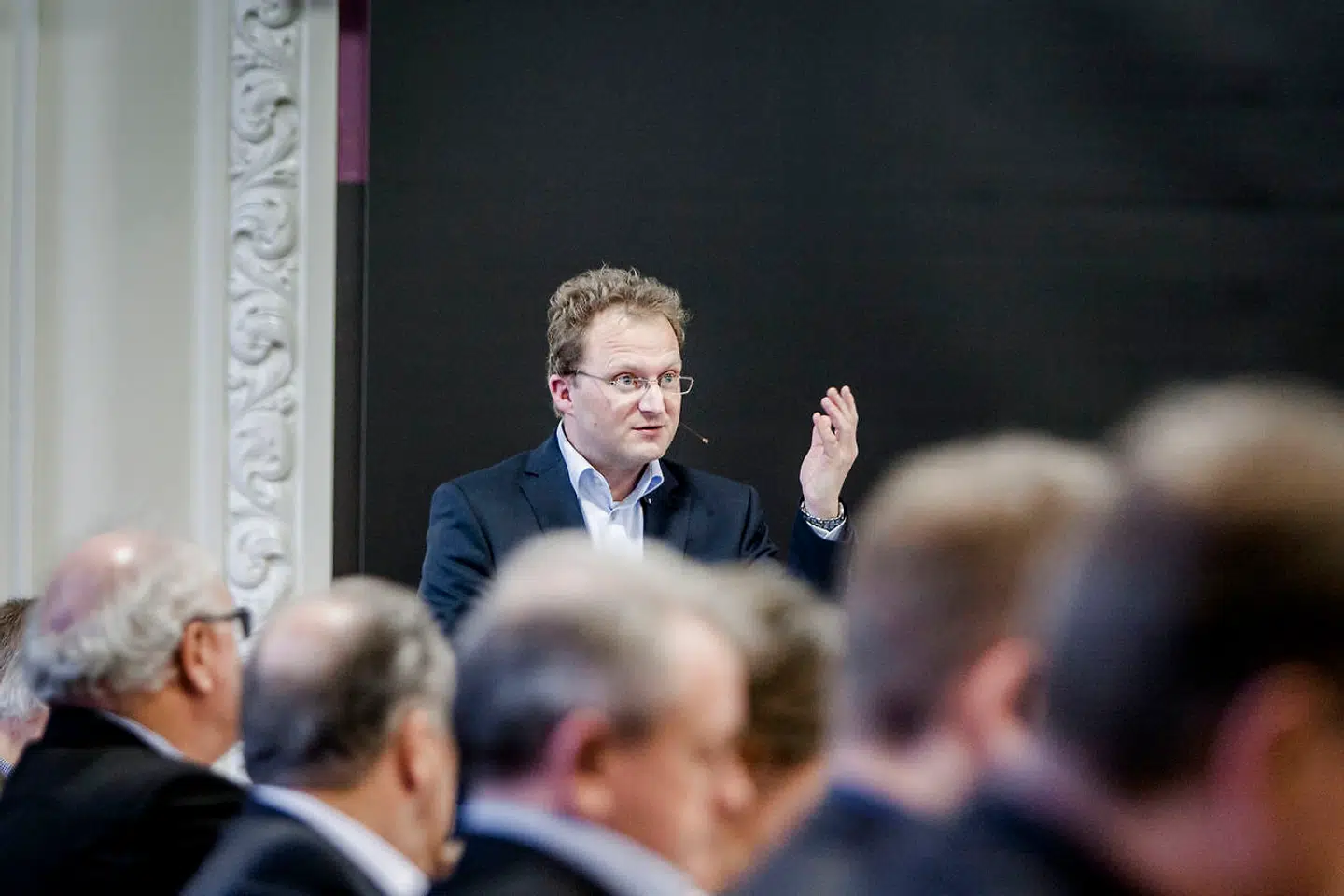 Steffen Damsgaard fra Landsdistrikternes Fællesråd under en høring i Folketinget onsdag d. 26 november 2014 om lån på landet.