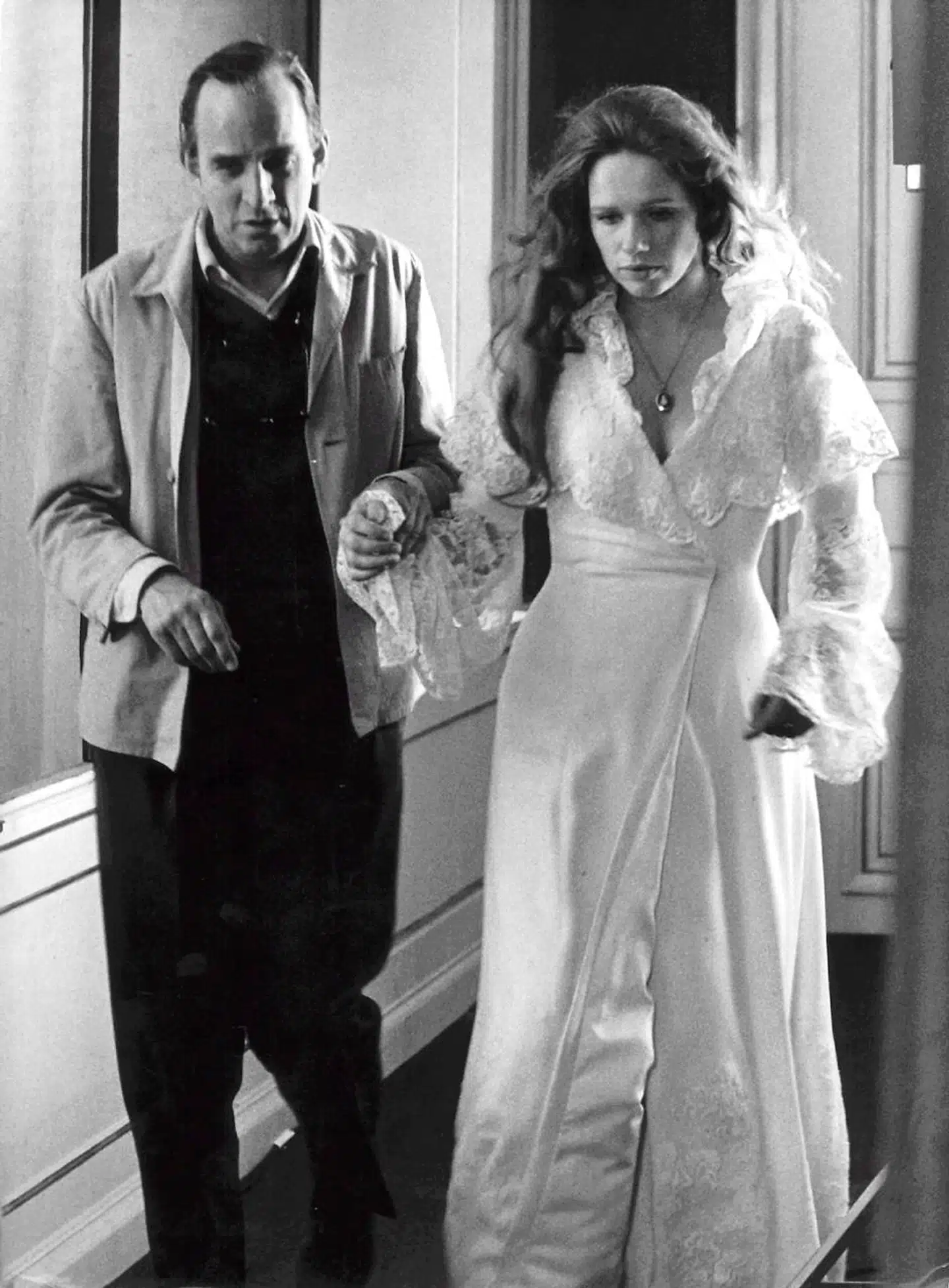 Med Liv Ullmann under indspilningen af »Hvisken og råb« i 1971. De to dannede også par privat, indtil hun rejste for ikke at komme tilbage: »Vi bekæmpede vores dæmoner, så godt vi kunne.«