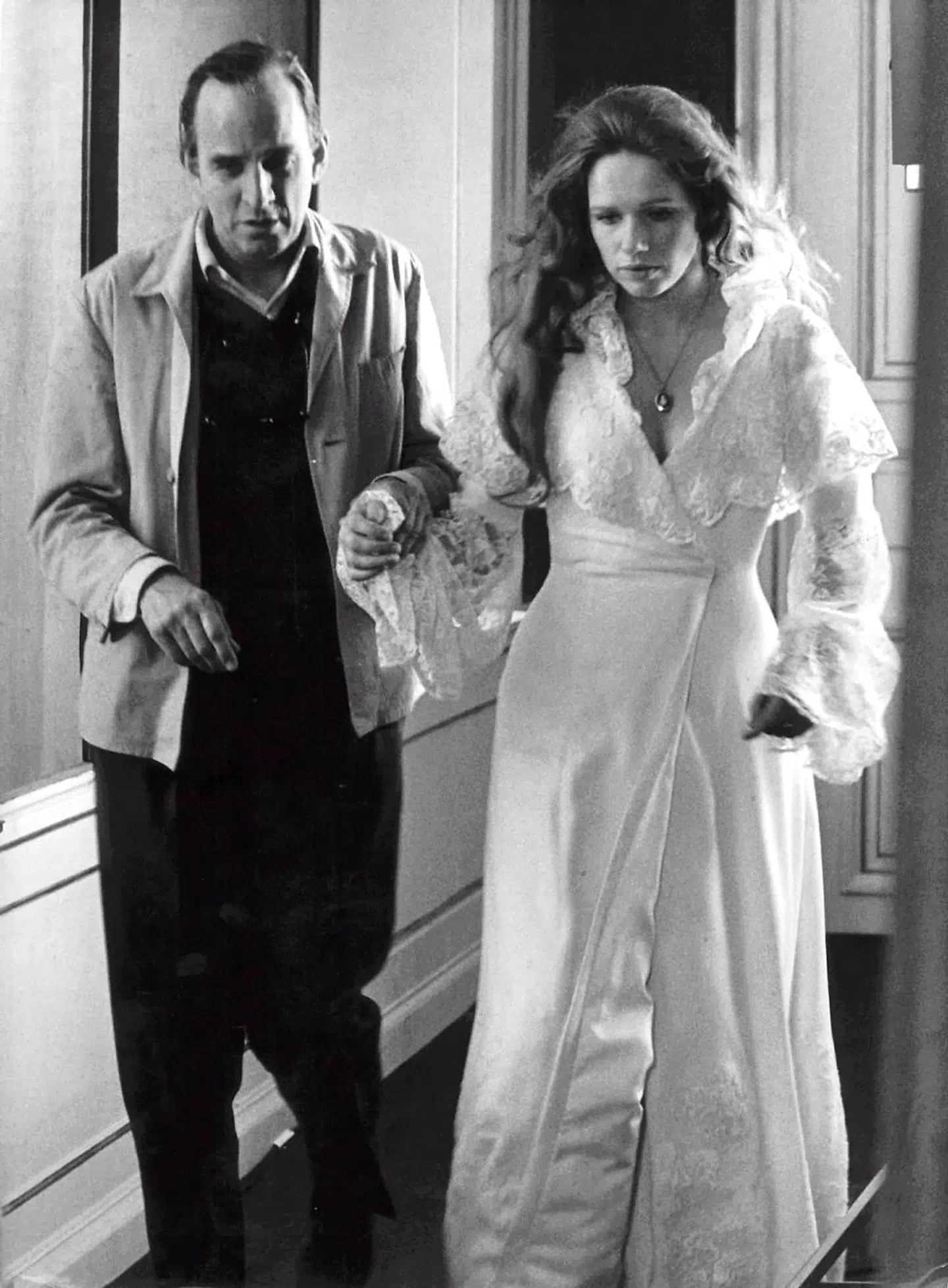 Med Liv Ullmann under indspilningen af »Hvisken og råb« i 1971. De to dannede også par privat, indtil hun rejste for ikke at komme tilbage: »Vi bekæmpede vores dæmoner, så godt vi kunne.«