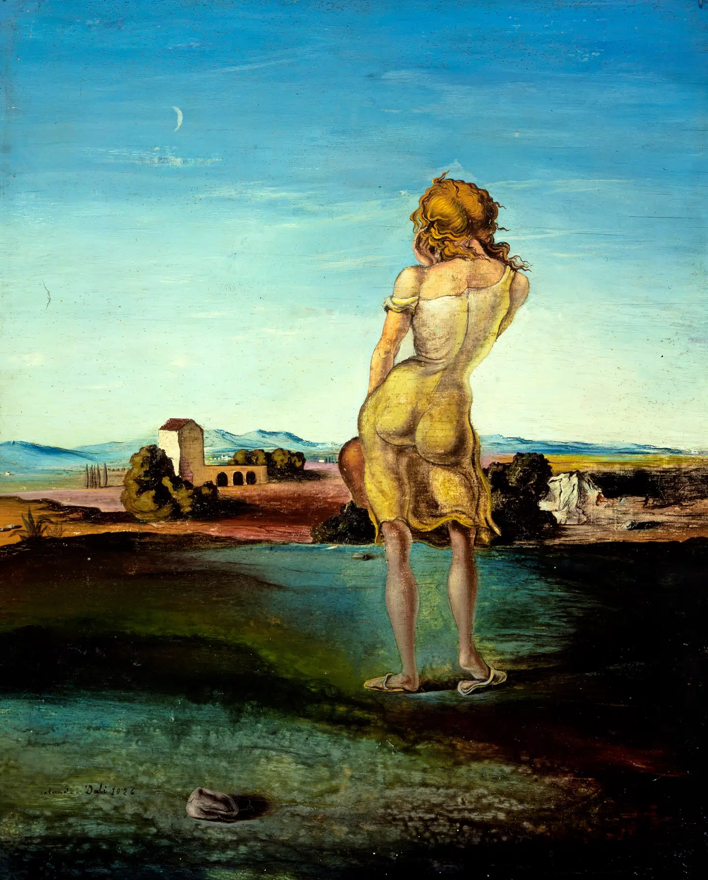 Salvador Dalís 'Pige med krøller' fra 1926 er også en del af Louisianas MÅNEN-udstilling. Foto: Collection of The Dalí Museum, St. Petersburg, FL. Salvador Dalí, Gala-Salvador Dali Foundation / VISDA 2018