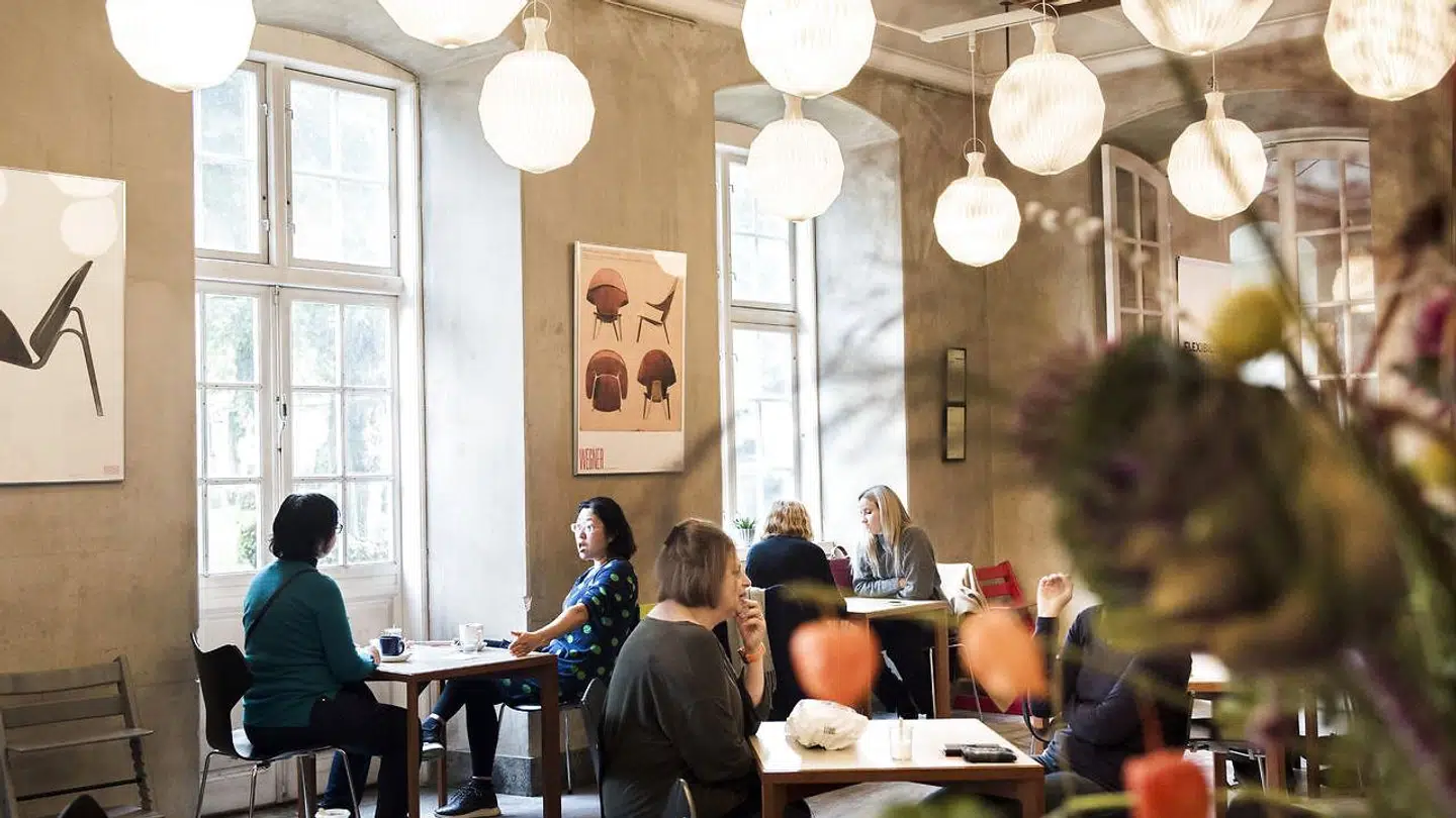 Et dejligt lokale: Café Klint på Designmuseum Danmark.