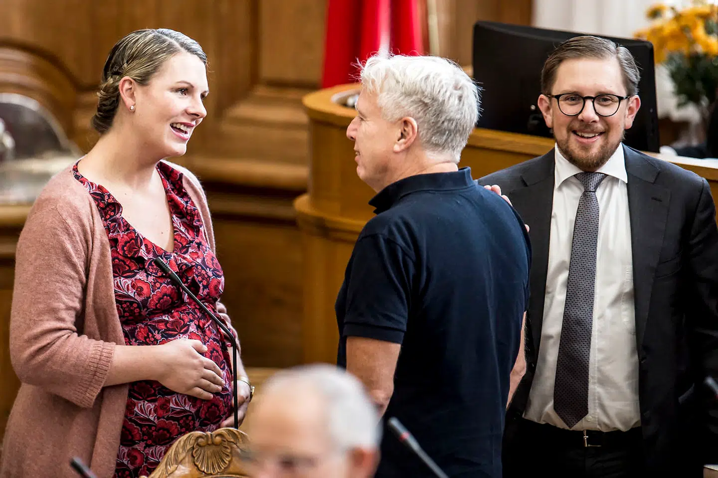 Mette Abildgaard (C) er vellidt på begge sider i folketingssalen og karakteriseres som en politisk slider. I mandags fødte hun sit første barn, en datter. Foto: Mads Claus Rasmussen/Ritzau Scanpix