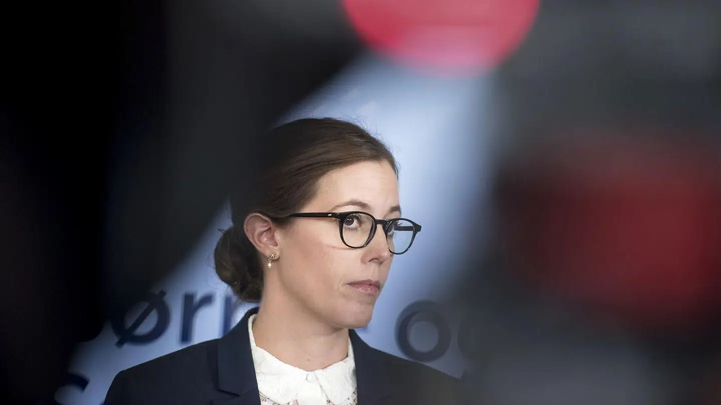 Børne- og socialminister Mai Mercado (C) holdt tirsdag pressemøde, hvor det kom frem, at en medarbejder i Socialstyrelsen er mistænkt for svindel for 111 millioner kroner.