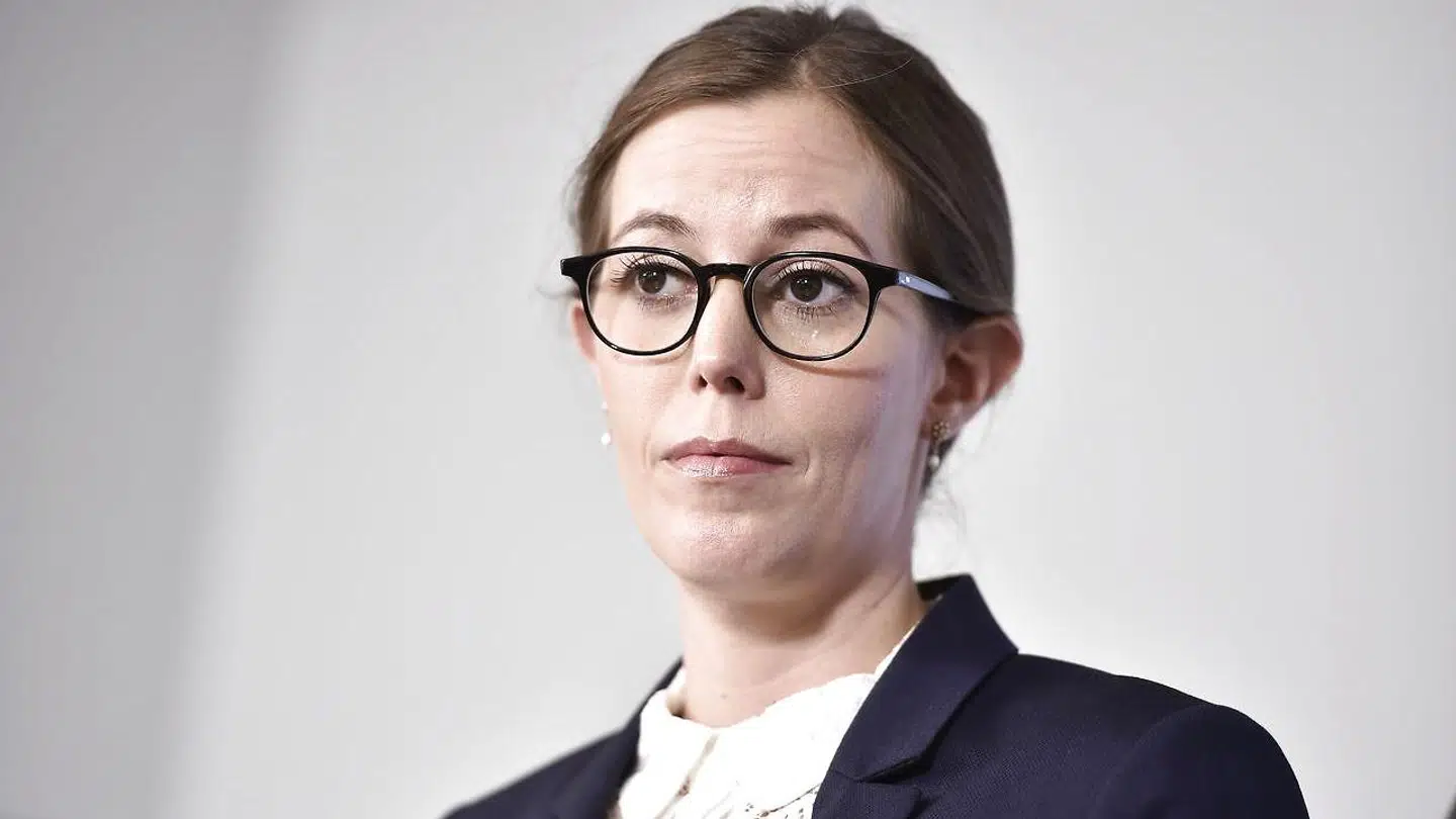 Børne- og socialminister Mai Mercado i Børne- og Socialministeriet. Ministeriet har afdækket en stor sag om svindel, hvor en medarbejder er mistænkt for svindel for 111 millioner kroner.