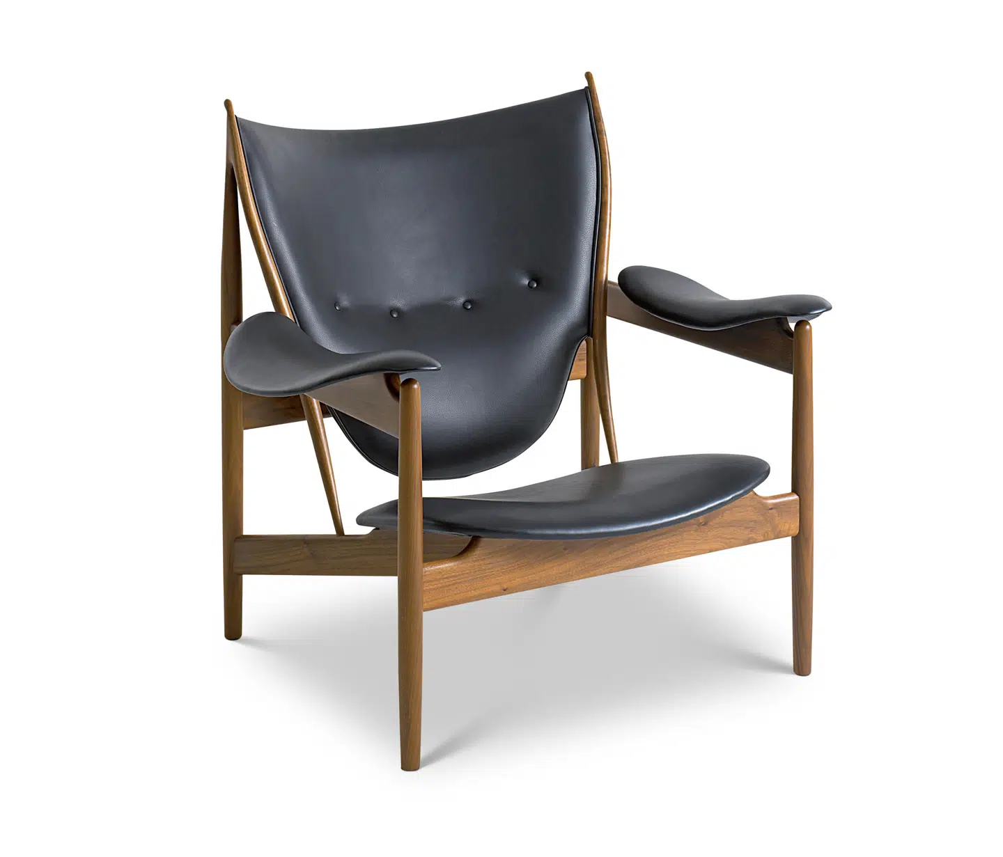 Høvdingestol i teak og læder designet af Finn Juhl i 1949 fra House of Finn Juhl, 79.677 kr.