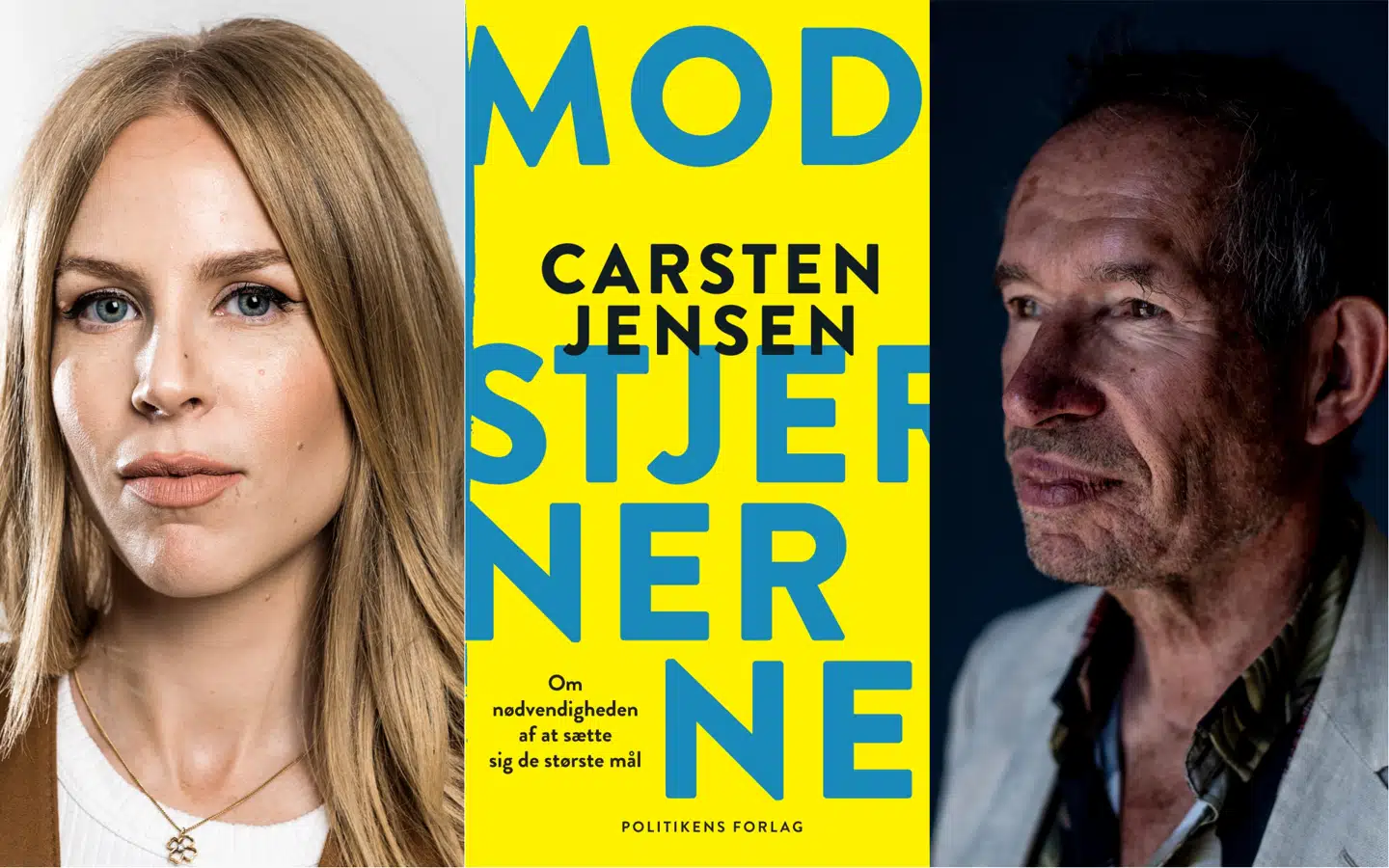Eva Selsing, der anmelder, og Carsten Jensen, som anmeldes.