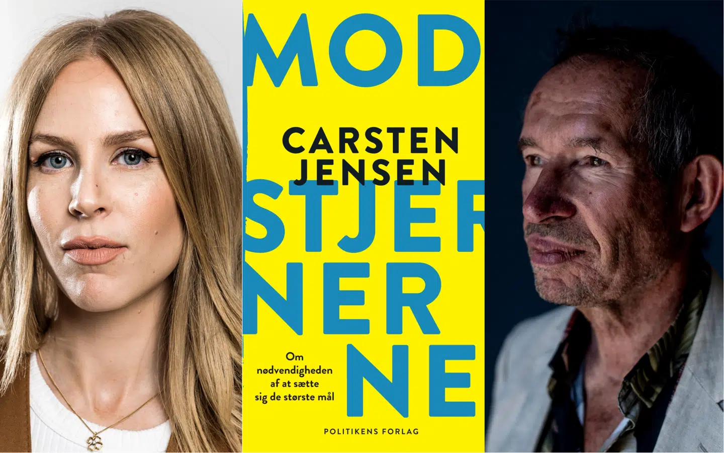 Eva Selsing, der anmelder, og Carsten Jensen, som anmeldes.