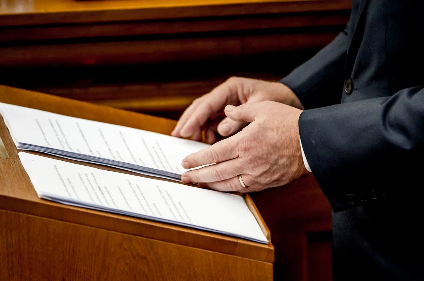 Statsminister Lars Løkke Rasmussen (V) holder åbningstalen ved Folketingets åbning, tirsdag den 2. oktober 2018. Folketingets åbning skal ifølge Grundloven finde sted første tirsdag i oktober. Åbningen markerer samtidig begyndelsen på et nyt folketingsår. Inden Folketinget åbner er der gudstjeneste i Christiansborg Slotskirke.