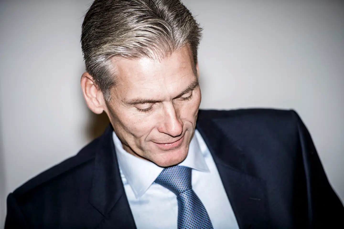 CEO Thomas Borgen træder tilbage, når banken har fundet en afløser.