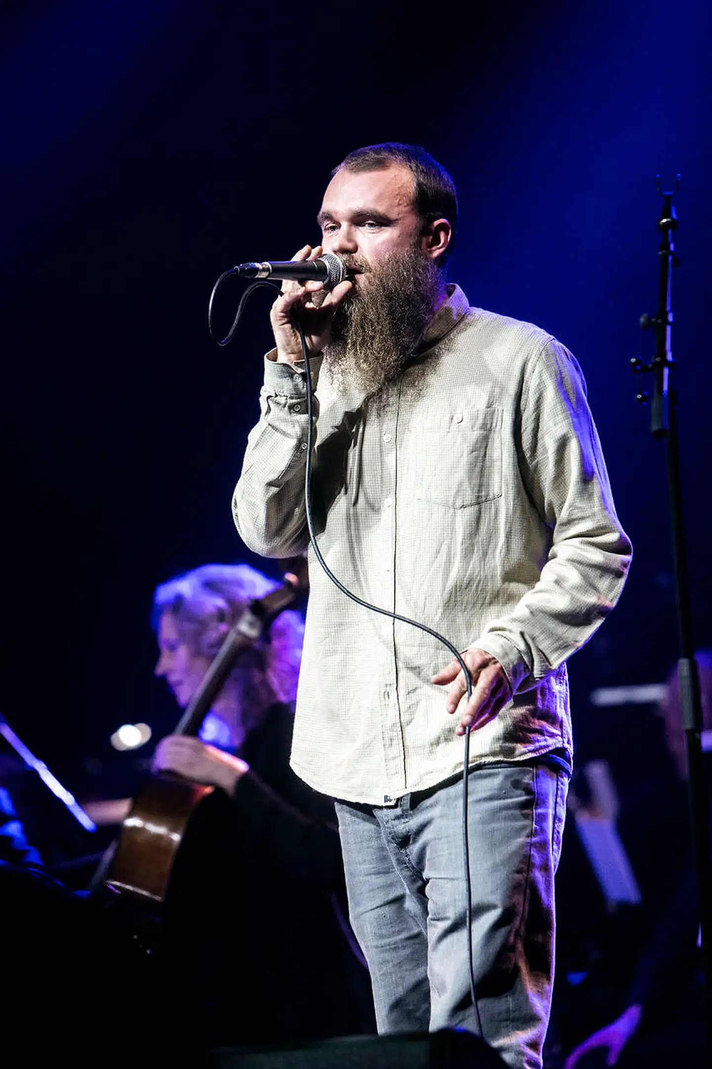 Hyldestkoncerten til DR's Underholdningsorkester på Store Vega søndag d. 26/10-2014. Her ses Rasmus Poulsen som også går under navnet Raske Penge.