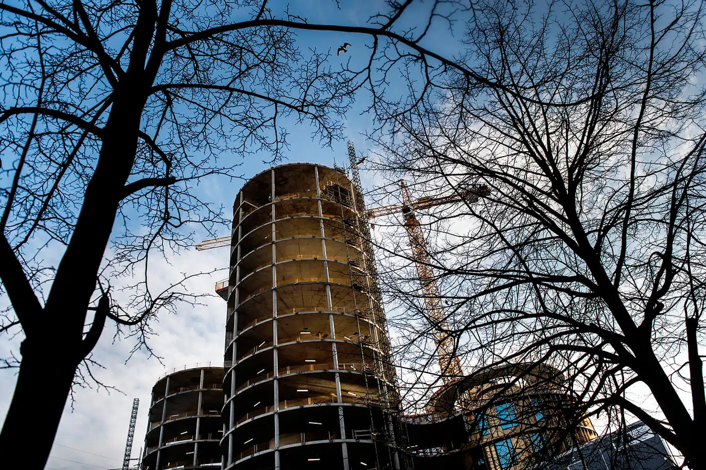 København har de seneste år fået en række højhuse. Her er det Axel Towers på Axel Plads.