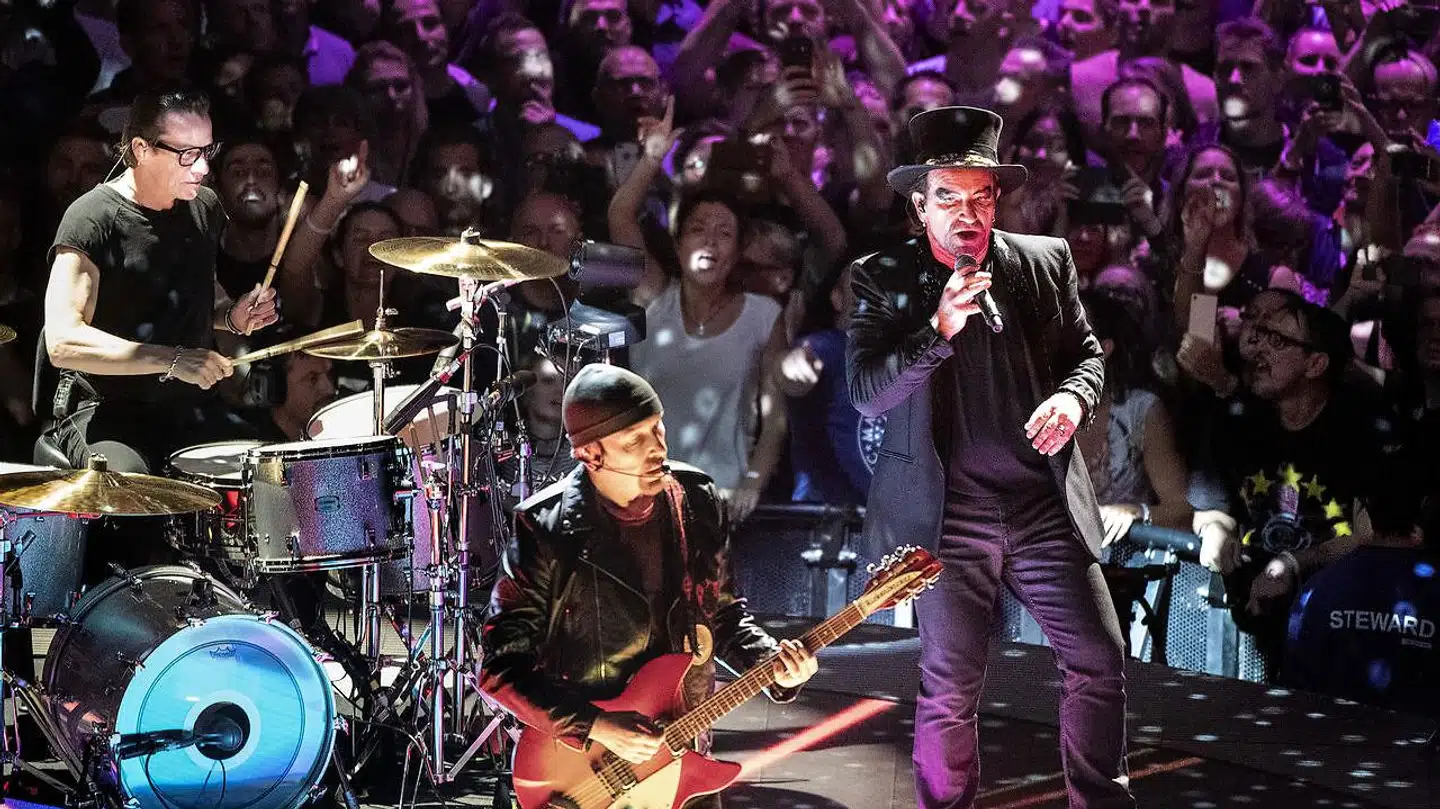 U2 koncert i Royal Arena i København. Koncerten er en del af gruppens 'Experience + Innocence Tour', hvor de besøger en stribe europæiske storbyer. Lørdag den 29. september 2018. (Foto: Nils Meilvang/Ritzau Scanpix)