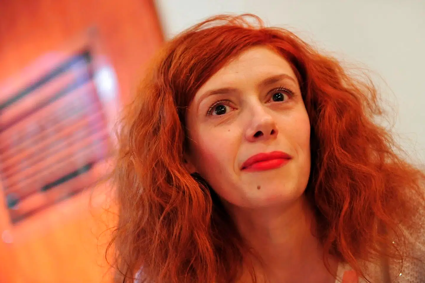 Patricia Petibon har et meget karakteristisk udseende og synger lige så særpræget. AFP/Georges Gobet