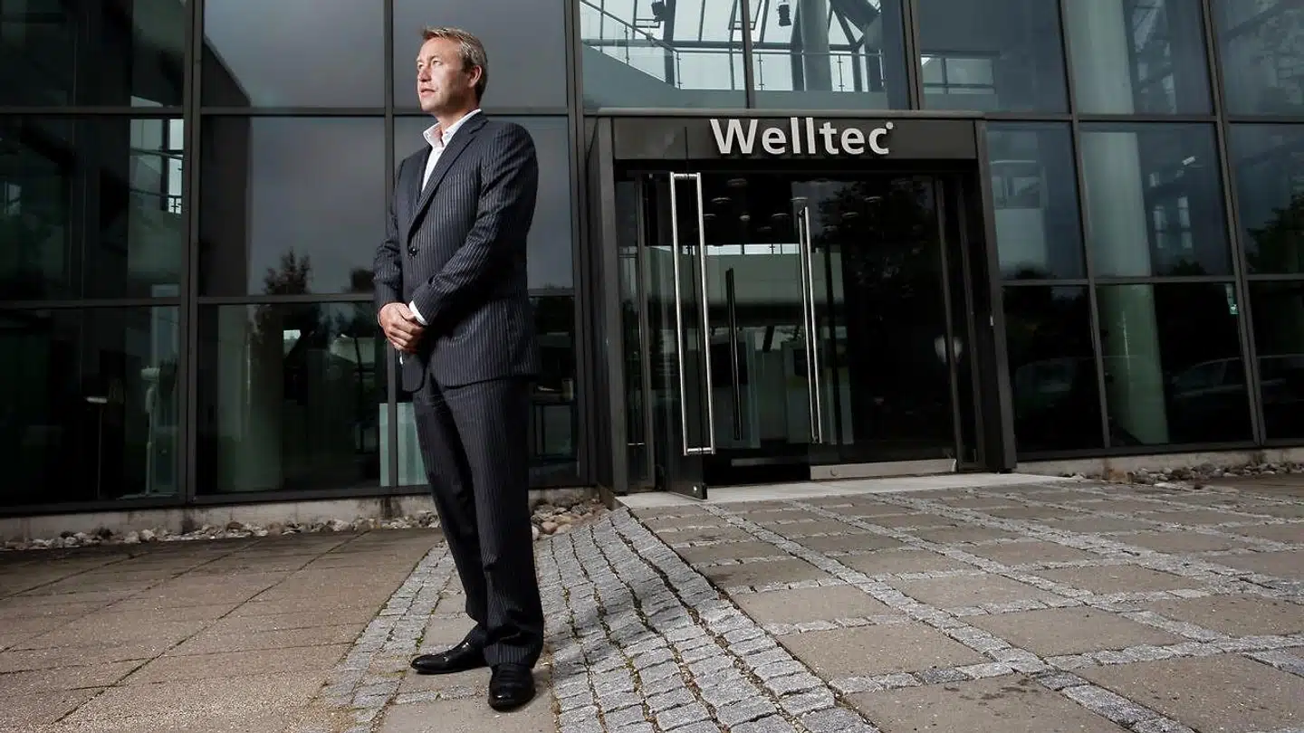 Jørgen Hallundbæk i velmagtsdagene foran Welltech. Nu fosser pengene ud af hans virksomhed. Foto: Jens Astrup