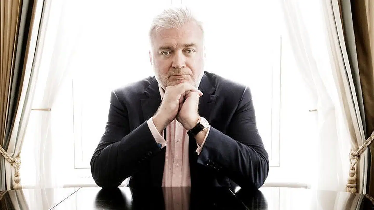 Erhvervsmanden Lars Seier Christensen er nr. 48 på listen over Danmarks 100 rigeste. Her fotograferet på Hotel d'Angleterre.