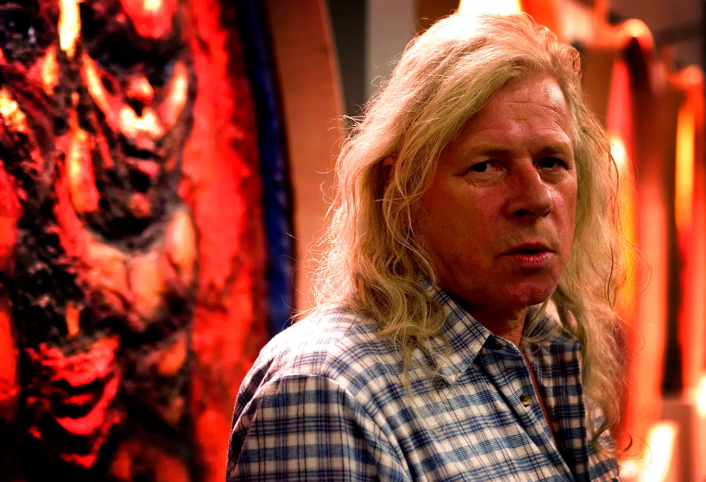 Kurt Trampedach under et besøg i København. En af de store skikkelser i dansk kunst vises nu på kunstmuseet i Aalborg