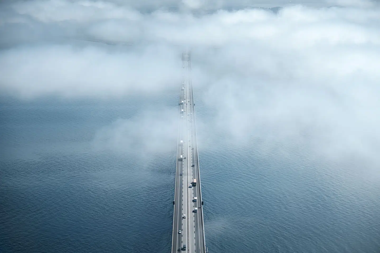 Både lørdag og søndag omkring klokken 12 forventes der stor travlhed på Storebæltsbroen. (Arkivfoto). Niels Ahlmann Olesen/Ritzau Scanpix