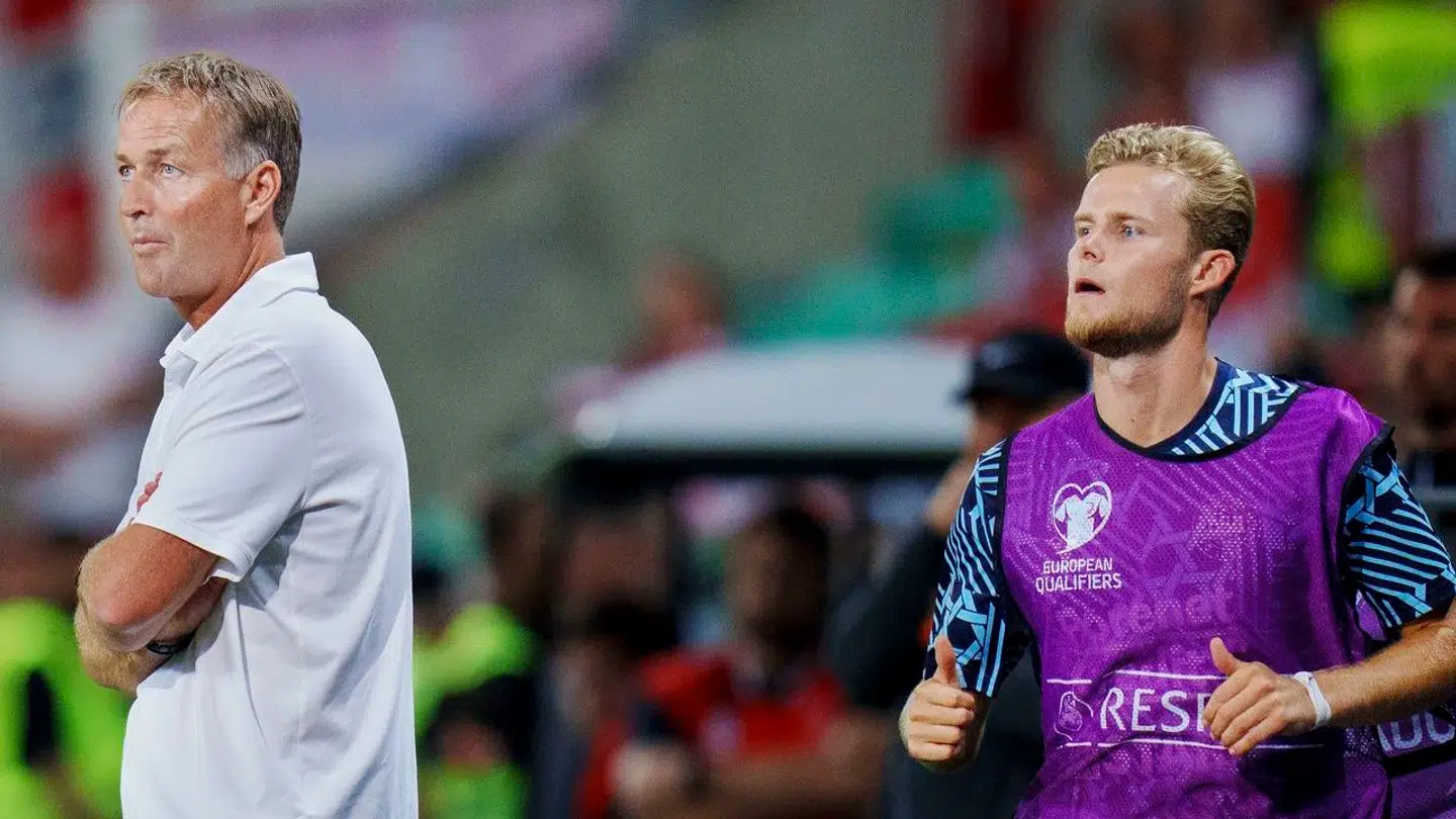 Morten Hjulmand er blevet landsholdsspiller under Kasper Hjulmands ledelse.