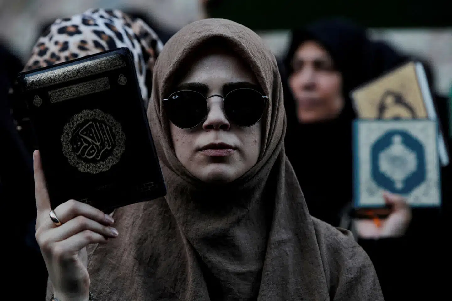I flere lande har der været store demonstrationer mod de koranafbrændinger, der den seneste tid har fundet sted i Danmark og Sverige. Billedet er fra en demonstration i Tyrkiet.