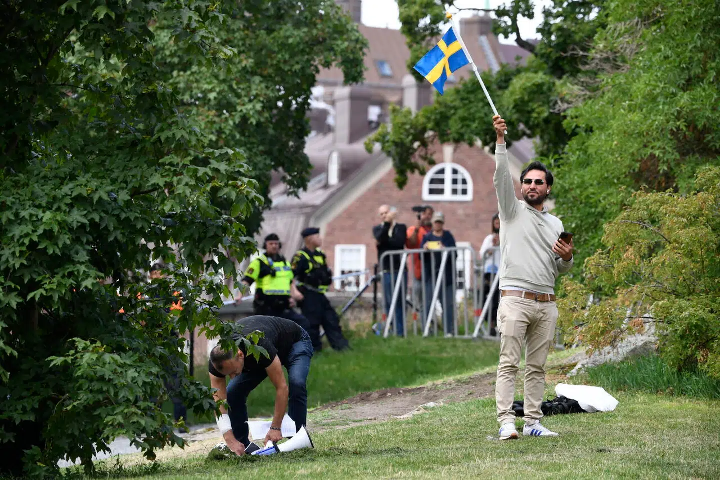 Salwan Momika er manden, der flere gange har afbrændt koraner i Stockholm.