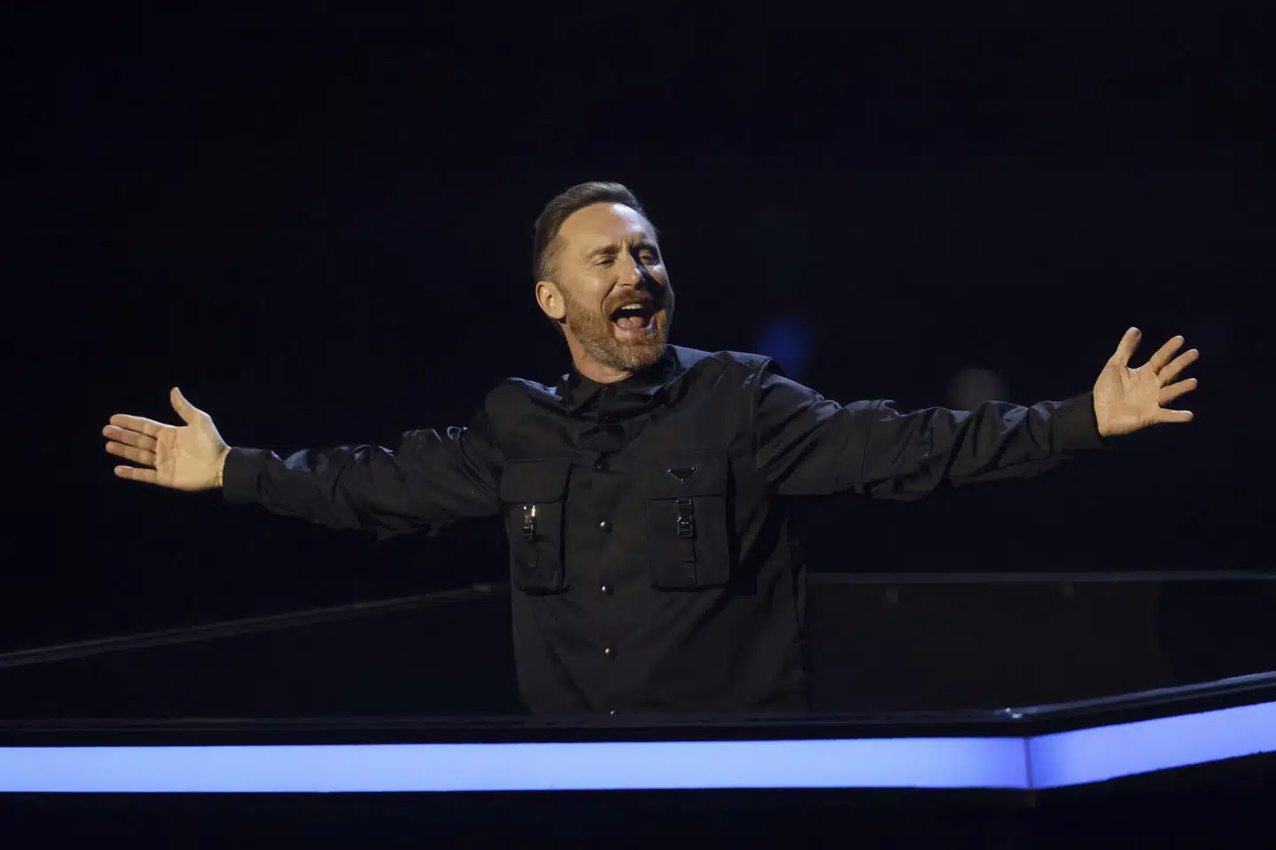 Et af de store internationale navne er den franske DJ og producer David Guetta, som stod bag flere hits i løbet af 10'erne. (Arkivfoto). Rolf Vennenbernd/Ritzau Scanpix