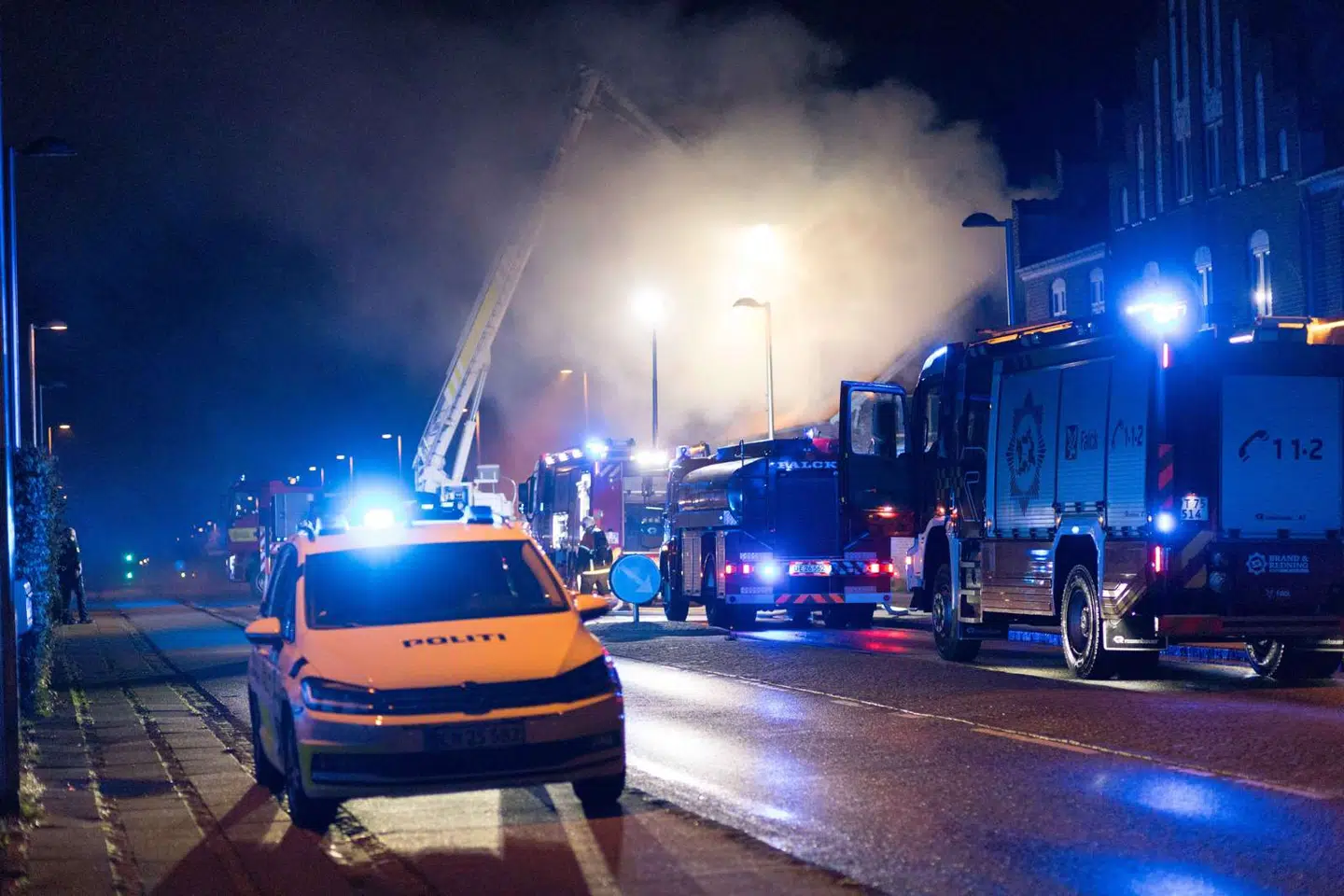 Natten til torsdag er der opstået brand i Frederiksgade i Hammerum.