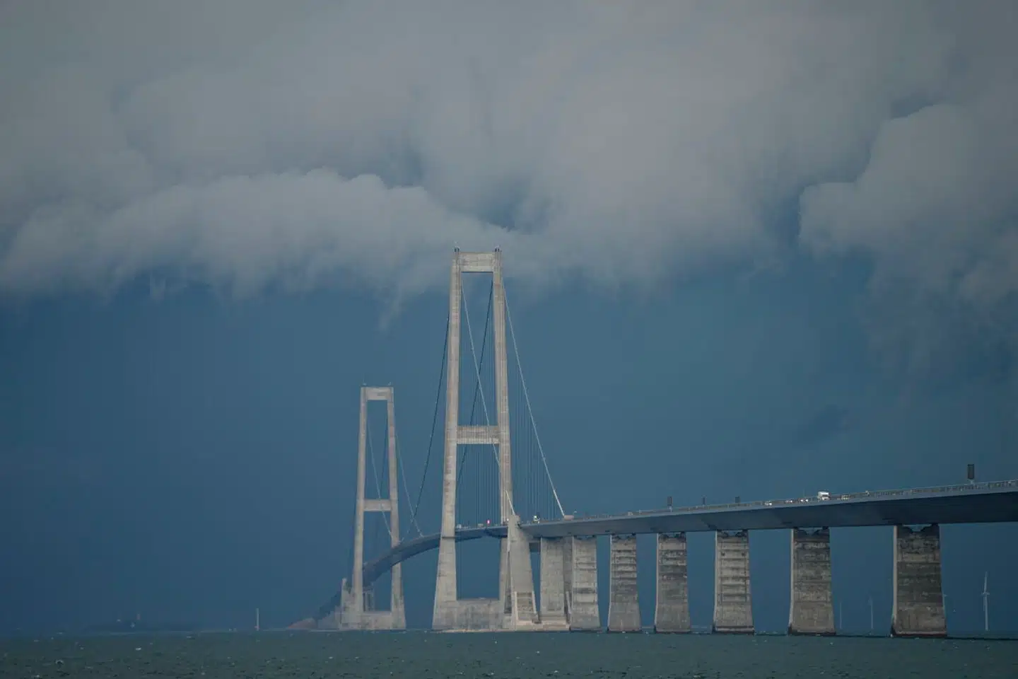 Kunstnere som Coldplay og Bruce Springsteen var med til at øge trafikken over broen. (Mads Claus Rasmussen/Ritzau Scanpix)