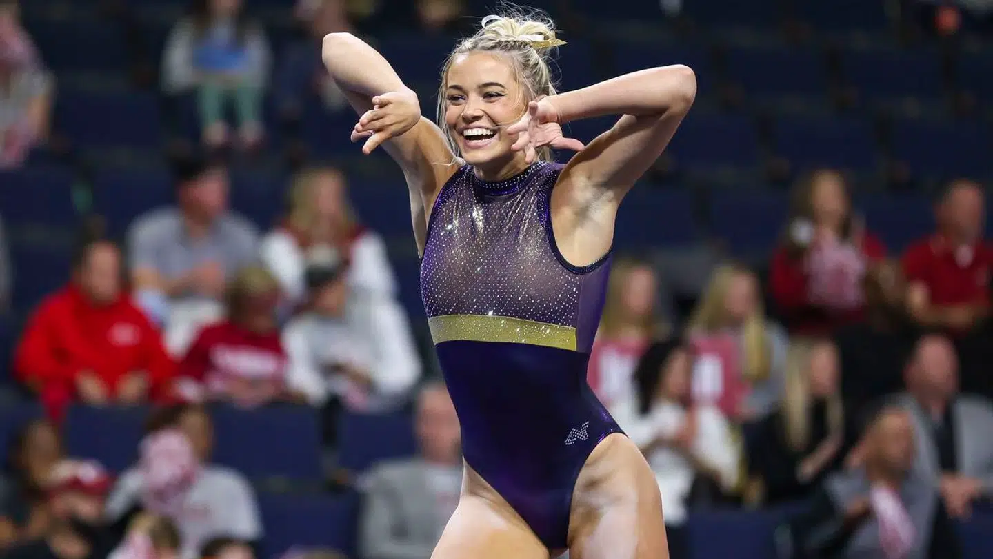 Olivia Dunne har vundet flere medaljer i gymnastik.
