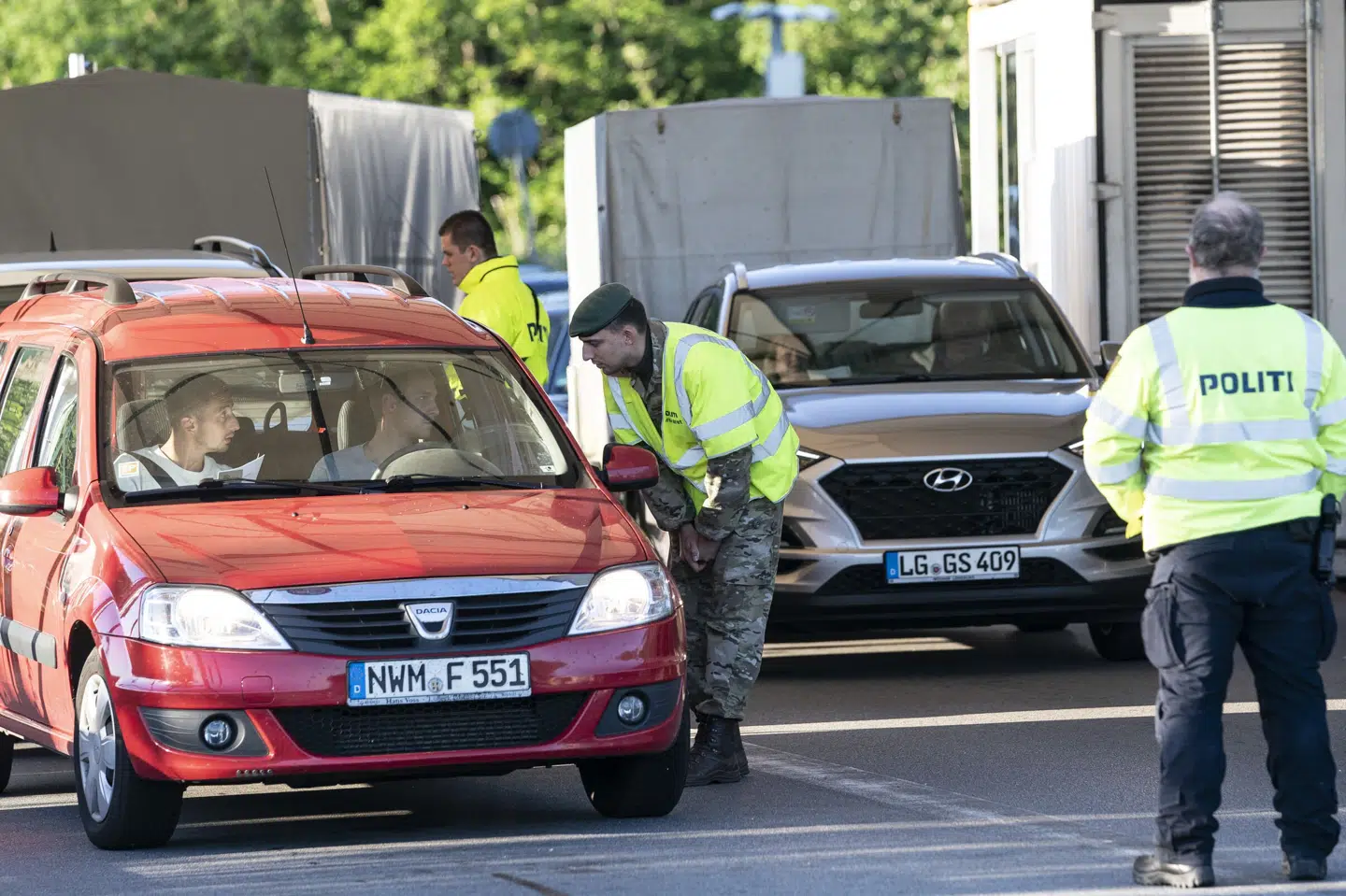 Til og med den 10. august er der skærpet grænsekontrol ved de danske grænser, efter at koranafbrændingerne i Danmark har medført negativ opmærksomhed fra blandt andet militante islamistiske grupper. (Arkivfoto). Claus Fisker/Ritzau Scanpix